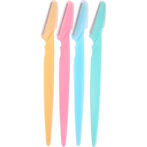 Lot de 6 tondeuses à sourcils - Tondeuse à barbe - Tondeuse à sourcils multicolore (1/4)