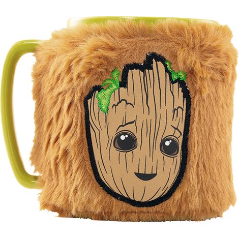 Taza funda de peluche Groot Guardianes de la Galaxia Marvel 440ml