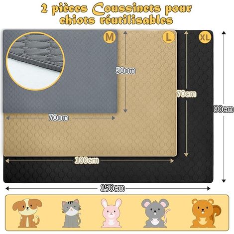 Dog and Cat Training Mats Waterproof (1/4)