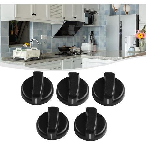 Lot de 5 boutons de rechange pour cuisinière à gaz, 8 mm,0°,cuisinière à gaz boutons,accessoires de contrôle pour cuisinière de cuisine pour cuisine à domicile (1/5)