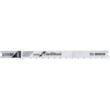 Bosch 3x Stichsägeblatt U 101 BF Clean for Hard Wood - 2608636236 (1/5)