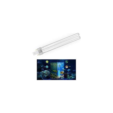 Ampoules de Filtre de Bassin 11W, Ultraviolets UVC pour Filtres et Clarificateurs, Tube UV de Remplacement 2 Broches G23 PLS, Pour étangs à poissons, Aquariums2 pièces (1/4)