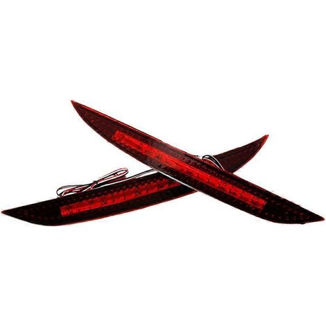 Lot de 2 feux arrière à LED rouges avec réflecteur, feu stop et antibrouillard pour Kia K3 Cerato Forte 2012-2016 (1/5)