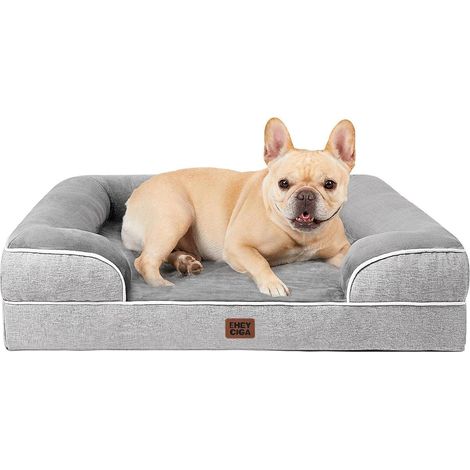 Hundebett orthopädisch Memory 89x56cm L 89 x B 56 x H 17 cm Grau (1/5)
