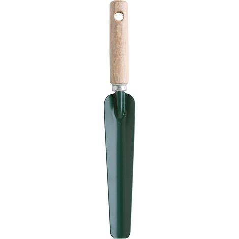 Couteau Désherbeur, manche bois percé, Tête Acier, Poids: 0,2 Kg, Pour désherber efficacement en extirpant les mauvaises herbes et leurs racines
