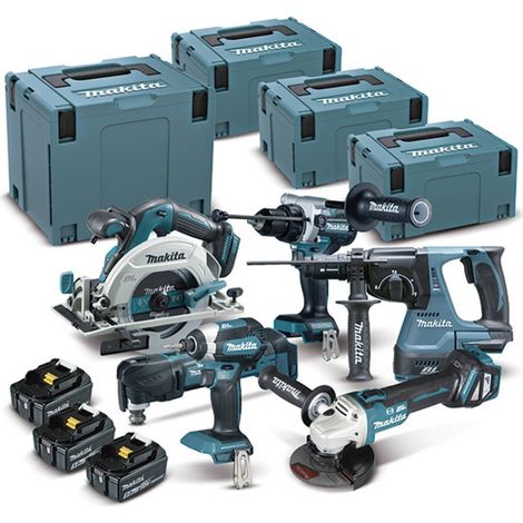 MAKITA DLX6126JX1 KIT DE 6 HERRAMIENTAS SIN CABLE 18V