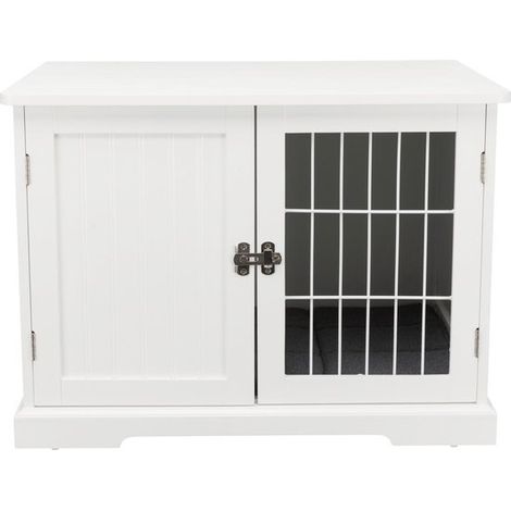 Home kennel M: 73 × 53 × 53 cm, blanc (1/5)