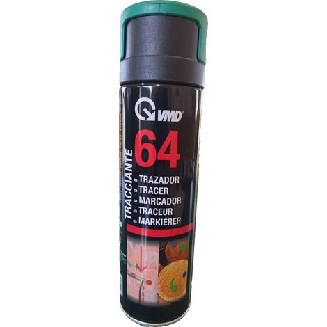 Vernice Tracciante VERDE Spray VMD64 muratura, pavimenti, asfalto, cemento e legno (1/4)