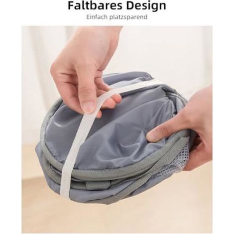 Panier Linge Pliable 103L, Anse, Maille, Maison Chambre Enfant Camping Voyage (1/5)