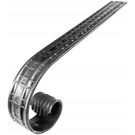 Elementi forgiati per ringhiera piatta 40X8 30.017.01 H100XL350