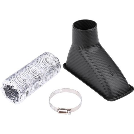 Entonnoir d'admission d'air universel pour voiture, bonne durabilité, largement utilisé, pare-chocs turbo, facile à utiliser, accessoires pour hommes (1/5)