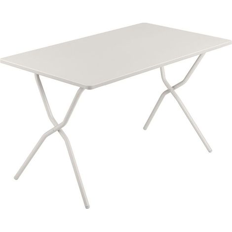 Faltbarer Gartentisch 1207072cm - Balcony - Acier - Beige Seigle - Lafuma Mobilier