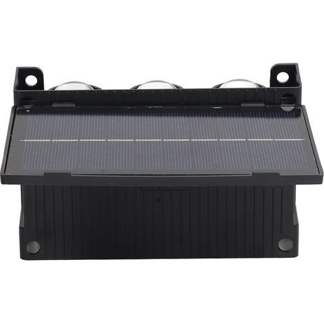 Solar-Wandleuchte für den Außenbereich, wasserdicht (IP65), 6 W, verstellbare LED-Wandleuchte mit Akku für den Garten, weißes Licht (1/5)
