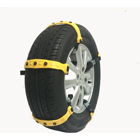 Reifengürtel, 10 Stück 185–225 mm Reifengürtel Anti-Rutsch-Schnee Auto-Sicherheitsreifenketten Universal für PKW LKW SUV