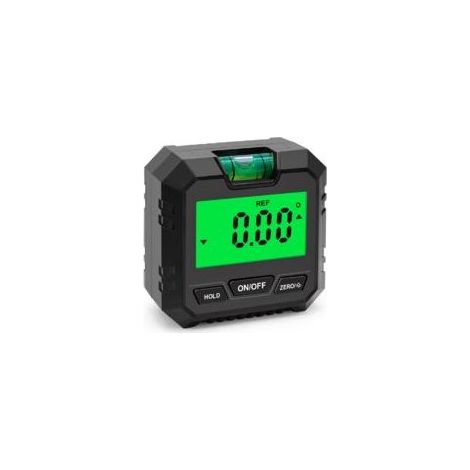 Niveau et angle électronique numérique avec écran LCD, niveau à bulle et base magnétique, outil de mesure d'angle d'inclinomètre numérique pour le travail du bois, la construction (1/5)