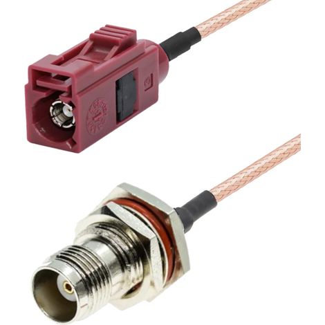 Conector tipo pigtail fakra D / conector TNC 50cm V1