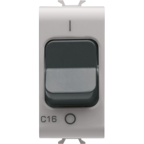 DISJONCT. 1P C16 3KA 230V CA 1M BEIGE GEWISS GW13463