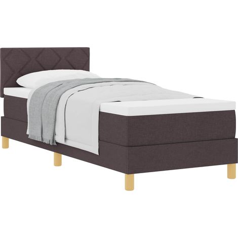 Maison Exclusive - Boxspringbett mit Kissen Dunkelbraun 80 x 200