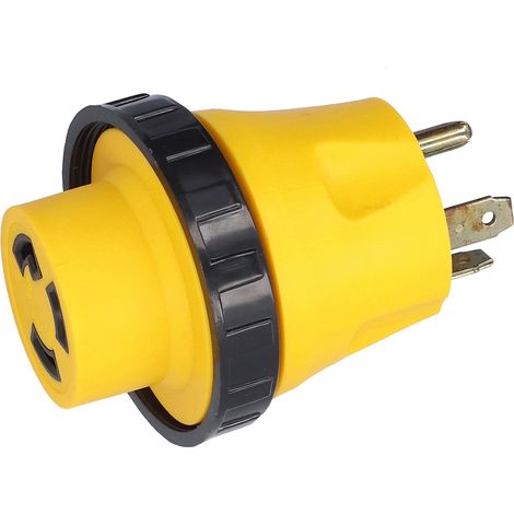 RV-Steckeradapter 30A TT-30P auf L5-30R, interner Kupferdraht, wasserdicht, korrosionsbeständig, zuverlässig für Wohnmobile (1/5)
