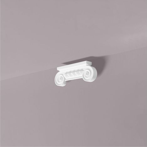 Capitello pilastro NMC PC1 ARSTYL Noel Marquet pilastro elemento decorativo design classico senza tempo bianco