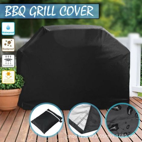 Housse de barbecue - MARQUE - Modèle - Tissu Oxford 210D - Imperméable - Anti-UV (1/4)