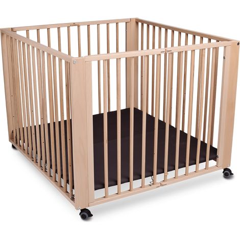 Parc bébé tissi moritz pliable base réglable (1/5)