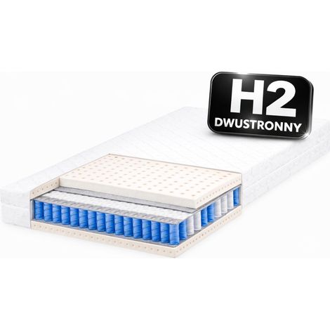 Sofello Premium Latex Multipocket Matratze 90x200 H2, 7 Zonen, 508 Federn/m, 21 cm, beidseitig, atmungsaktiv & orthopädisch (1/5)