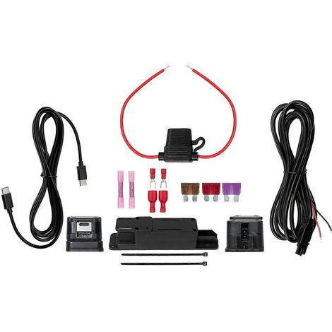 Compatible avec le boîtier Molex de l'alimentation câblée Brodit 60 W, fusible et câble inclus.