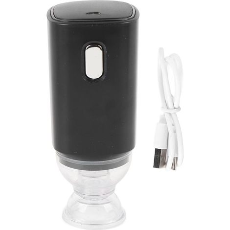 Mini-Vakuumbeutelpumpe, tragbar, wiederaufladbar, elektrisch, zum Versiegeln von 3D-Druckmaterialien, zur Aufbewahrung und zum Trocknen, 5 V, Schwarz (1/5)