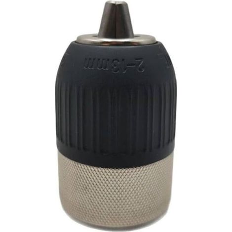 Mandrin de perceuse 13 mm à filetage 1/2-20 UNF semi-métallique à changement rapide sans clé pour perceuses et tournevis électriques, remplacement d'embout sans outil (1/5)