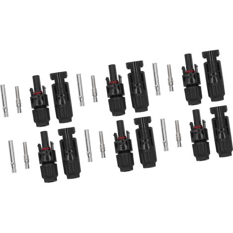 10-paariger Photovoltaik-Solarstecker (Stecker/Buchse), wasserdichtes Kabel (IP67), DC 1000 V, 30 A (1/5)