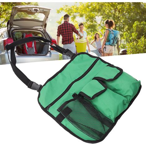 [Stuhl-Organizer-Tasche] Seitliche Tasche für Campingstühle mit Fächern, wasserdicht, 600D Oxford-Gewebe, verstellbar, tragbar, 33 x 31 cm (1/5)