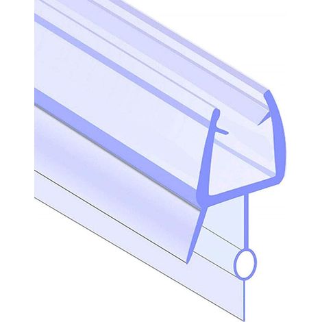 BEBUSINGOTO 2 juntas inferiores para puerta de ducha de 50 cm, tapón de barrido, tira de sellado de vidrio sin marco para fugas de ducha (1/3)