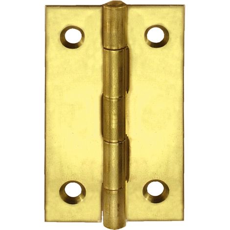 Cerniere per cofanetti in ferro ottonato 20x30 mm. 4 pz.