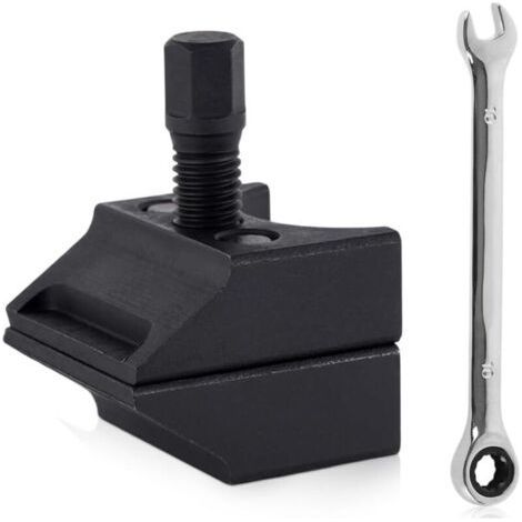 Car suspension spreader, axle spindle spreader, strut spreader tool for most vehicles, car shock absorber removal wrench. (1/4)