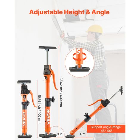 Étai de Soutien Télescopique 40-60 cm Poteau de Support Réglable Lot de 2, Tige Dégagement Rapide, en Acier, Charge 100 kg, Étai po… (1/5)