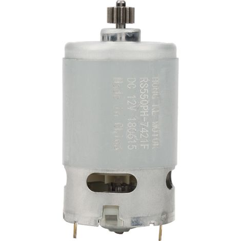 Industrieller 12-Zahn-Gleichstrommotor mit zwei Geschwindigkeiten für elektrische Bohrmaschinen und Werkzeugzubehör (12 V) (1/5)