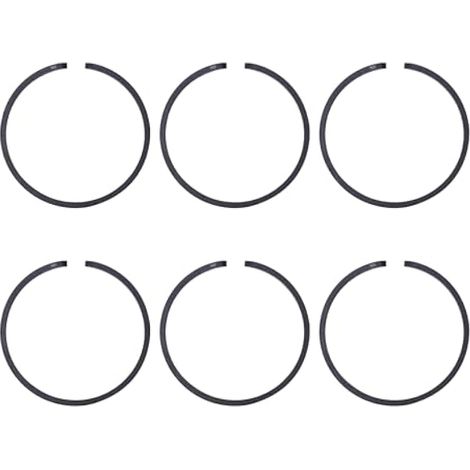 6Pcs / lot 38mm Segments de piston pour Husqvarna 136 137 141 142 142 36 41 Pièces pour tronçonneuse (épaisseur 1,5mm) (1/5)