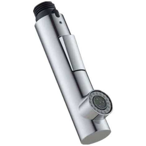 Rociador extraíble para grifo de cocina, 2 chorros, cabezal de ducha de repuesto para grifo mezclador de cocina, chapado, G1/2"/61011 (1/4)