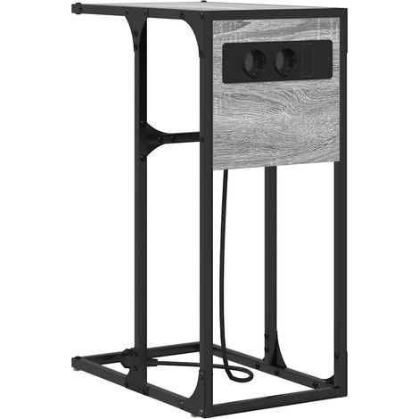 Maison Exclusive - Nachttisch Graues Sonoma 41,5 x 26 x 60,5 cm H