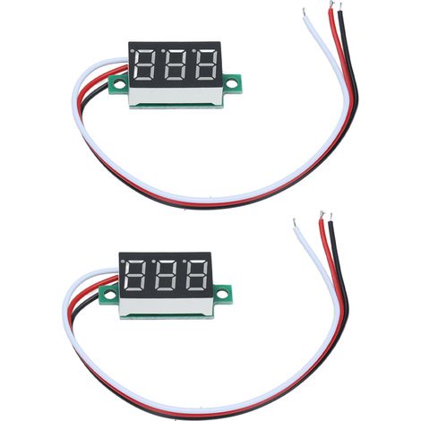 Voltmètre Numérique DC Mini 0.36" 0-30V avec Protection Inverse de Polarité (1/5)