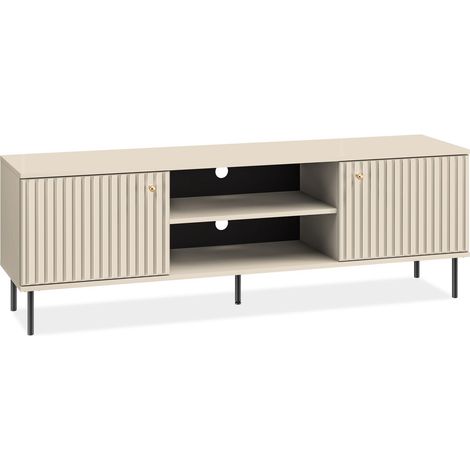 KONSIMO DROMA TV-Lowboard, creme (1/5)