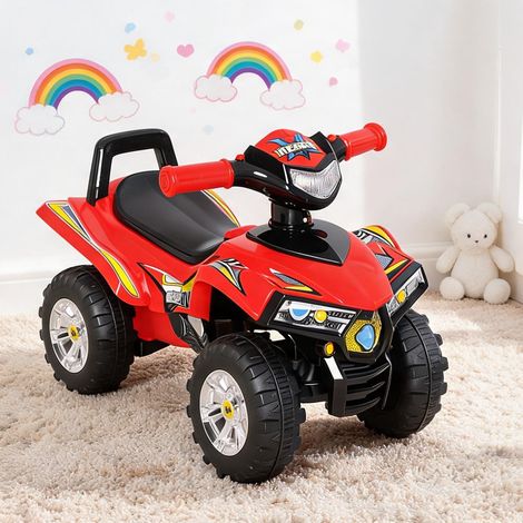 Quad enfant sans pédales en PP et métal avec klaxon et lumières (1/5)