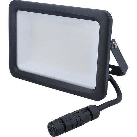Projecteur LED 120 W, 12000 lm, blanc neutre 4000 K, câble de 2 m, applique murale orientable, aluminium robuste, installation facile, éclairage extérieur étanche IP65 (1/3)