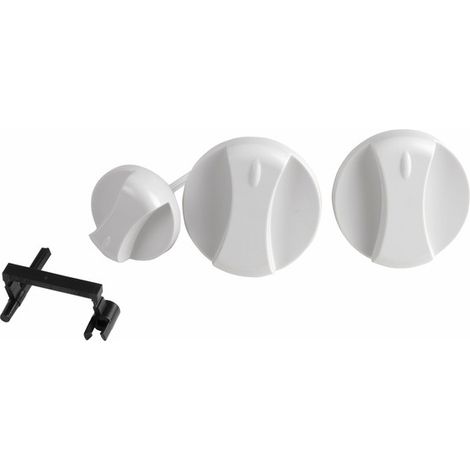 Manopola grigia (kit 3 pezzi)