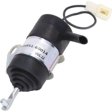 Decdeal Solénoïde arrêt carburant 16851-60014 pour Kubota BX2230D RTV900R RTV900T B7410D BX1500D BX1800D (1/4)