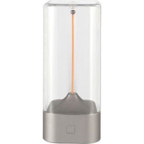 Veilleuse magnétique – Veilleuse tactile interactive Lampe de table tactile LED et accessoire d'éclairage rechargeable par USB pour chevet, salon (argent) (1/5)