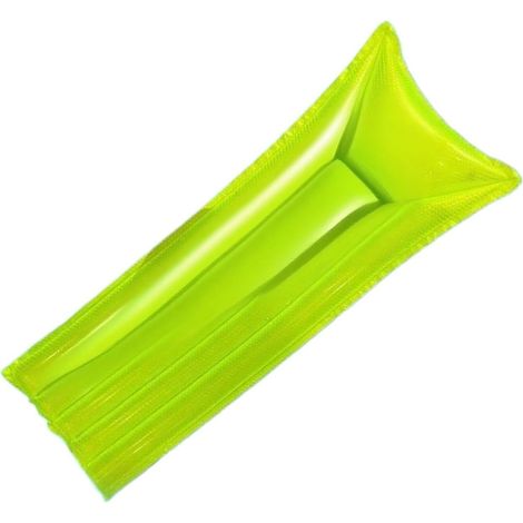 Hamac gonflable -pliable -et -polyvalent -pour piscine, idéal pour la baignade sur la plage et les activités aquatiques, vert (1/3)