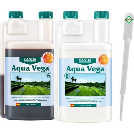 Canna Aqua Vega A B 1 L engrais de croissance culture hydroponique engrais pour plantes (1/5)