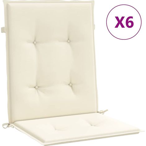Maison Exclusive - Gartenstuhlauflagen für Niedriglehner 6 Stk. C (1/5)